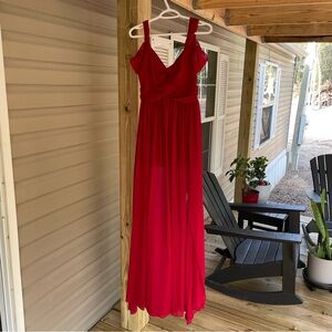Red dress size M as new
